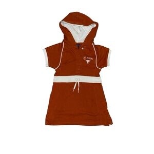 Texas Lil Longhorns Team Love French Terry Hoodie Dress, Toddler Girl 3T​